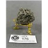 Image 1 : Rough Pyrite Specimen On Stand. Retails $300.00