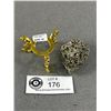 Image 2 : Rough Pyrite Specimen On Stand. Retails $300.00