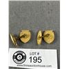 Image 2 : Designer Hugo Boss Gold Enamel Cufflinks
