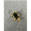 Image 2 : Gold Plated Black Diamond Turtle Pendant