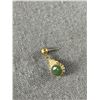 Image 2 : Antique Gold Plate Jade Earrings