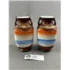 Image 2 : Matching Set Of Sasuma 5.25" H Vases. Made In Japan