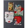 Image 1 : 4 Vintage Valentine Cards