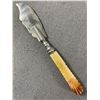 Image 2 : Rare Georgian Sterling Silver & Ivory Butter Knife. Nice Item