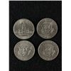 Image 1 : 4 1970s U.S. Half Dollar Coins