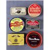Image 1 : Vintage Tins Lot - 4 Tobacco Tins Plus Lozenges & Leather Compound Tins'
