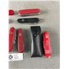 Image 2 : Vintage Lot Of Assorted Small Multi Tool Utility Knives