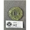 Image 2 : Vintage Hand Carved Translucient Green Jade Pendant