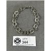 Image 1 : Solid Sterling silver Links Bracelet Marked 925