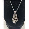 Image 2 : Hand Crafted Filligree Sterling Silver Pendant Necklace & Ring