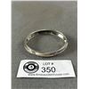 Image 1 : Sterling Silver ( Tested) Oval Bangle Marked Kgot