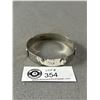 Image 2 : Unusual Silver Bangle Unmarked