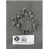 Image 2 : Lovely Silver Plated with Lot of Charms Bracelet