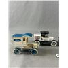 Image 2 : 4 ERTL Replica Die Cast Metal Advertising Antique Car Banks. Approx. 6" L