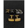 Image 1 : 3 Pairs of Vintage Cufflinks