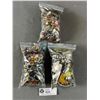 Image 2 : 3 Small Bags of Miscellaneous Costume Jewlery Parts, Etc