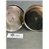 Image 2 : 2 Cavendish Plate E.P. Copper 4.5" H Candle Stick Holders. Made In England.
