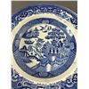 Image 2 : Vintage J & M P Bell & Co "Blue Willow" Pattern 10.5" D x 1.75" H Bowl