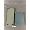 Image 3 : 2 Lovely Vintage Mirrored Vanity Trays. Approx. 6" x 15.75" & 11" x 8"