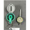 Image 2 : Vintage Map Distance Manual Calculator & Non- Magnetic Compass
