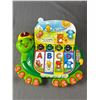 Image 2 : Lot Of Toys - Leap Frog Musical Cat, V-Tech Touch And Teach Turtle, Wagon & More