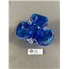 Image 2 : Cobalt Blue Art Glass Ashtray