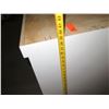 Image 8 : White Sliding Door Cabinet w/ Veneer Top 60" x 24" x 39"H