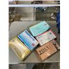 Image 2 : TOTE OF ASSORTED SIZE DISPOSABLE GLOVES, APPROX 18 BOXES
