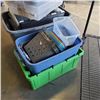Image 2 : LOT OF PLASTIC BINS, RC CAR AND HELMET