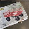 Image 2 : STEEL UTILITY CART WITH PNUEMATIC WHEELS