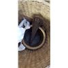 Image 2 : WICKER BASKET WITH VINTAGE CONTENTS
