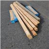 Image 1 : 14 PIECES OF LUMBER 4"X4" AND 2"X4" LENGTH 92"-96"