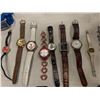 Image 2 : LARGE LOT OF ASSORTED ESTATE WATCHES