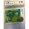 Image 2 : 3 RARE 2010 VANCOUVER OLYMIC GAMES COLOURED 25 CENT - ICE HOCKEY, CURLING, W/C CURLING