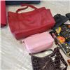 Image 4 : LOT OF PURSES AND BAGS, INCLUDING LEATHER DANIER WALLET, DESIGNEWR BAGS ETC