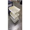 Image 2 : 3 TIER ROLLING METAL CART