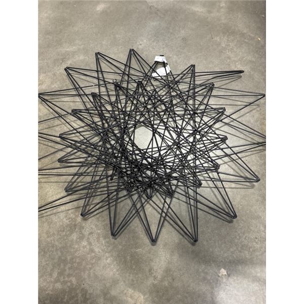 STARBURST METAL WALL ART APPROX 3FT DIAMETER