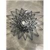 Image 1 : STARBURST METAL WALL ART APPROX 3FT DIAMETER