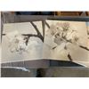 Image 2 : FRAMED ARTWORK WITH TRIPTYCH CANVES FLOWER PRINT