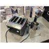 Image 1 : CUISINART STAINLESS 4 SLICE TOASTER AND HAMILTON BEACH SMOOTHIE MIXER BOTH TESTED AND WORKING
