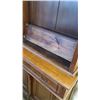 Image 2 : ANTIQUE EASTLAKE 2PC CABINET WITH PULL OUT FELT WRITING DESK