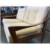Image 2 : SOLID TEAK LOVE SEAT, MADE IN DENMARK BY GRUNDLAGT