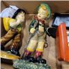 Image 2 : 2 ANTIQUE FIGURINES, COLLECTIBLE COIN KEYCHGAIN, MINI COIN PURSE ETC