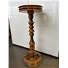 Image 2 : WOOD PEDESTAL AND CORNER SHELF