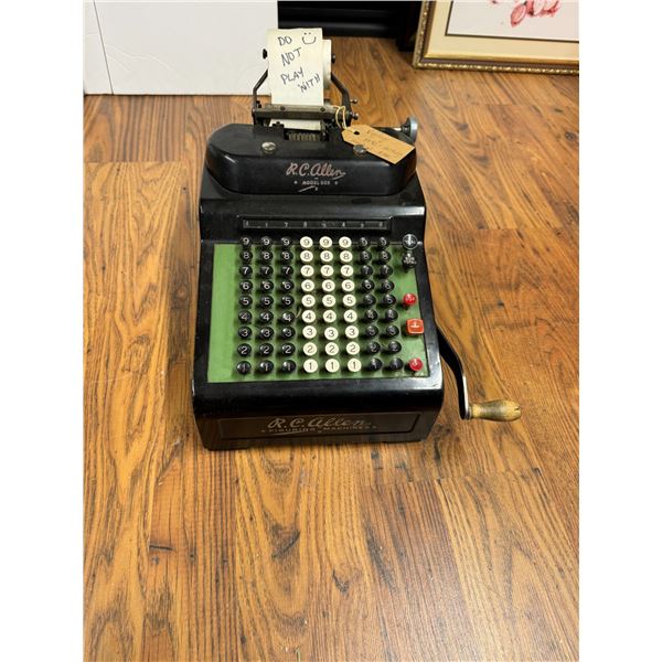 R.C. Allen model 805 figuring machine
