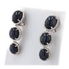 Image 2 : 43.81CTW SAPPHIRE & 1.88CTW DIA 14K GOLD EARRINGS