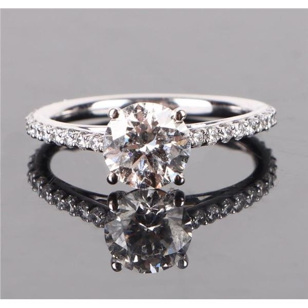 PLATINUM GCAL CERT VS1 LAB DIAMOND LADIES RING