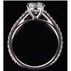 Image 2 : PLATINUM GCAL CERT VS1 LAB DIAMOND LADIES RING