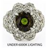 Image 1 : 4.49CT ALEXANDRITE & 1.43CTW DIA 18K GOLD RING GIA
