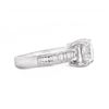 Image 2 : 18K WHITE GOLD 1.90 CENTER DIAMOND RING - 2.22CTW